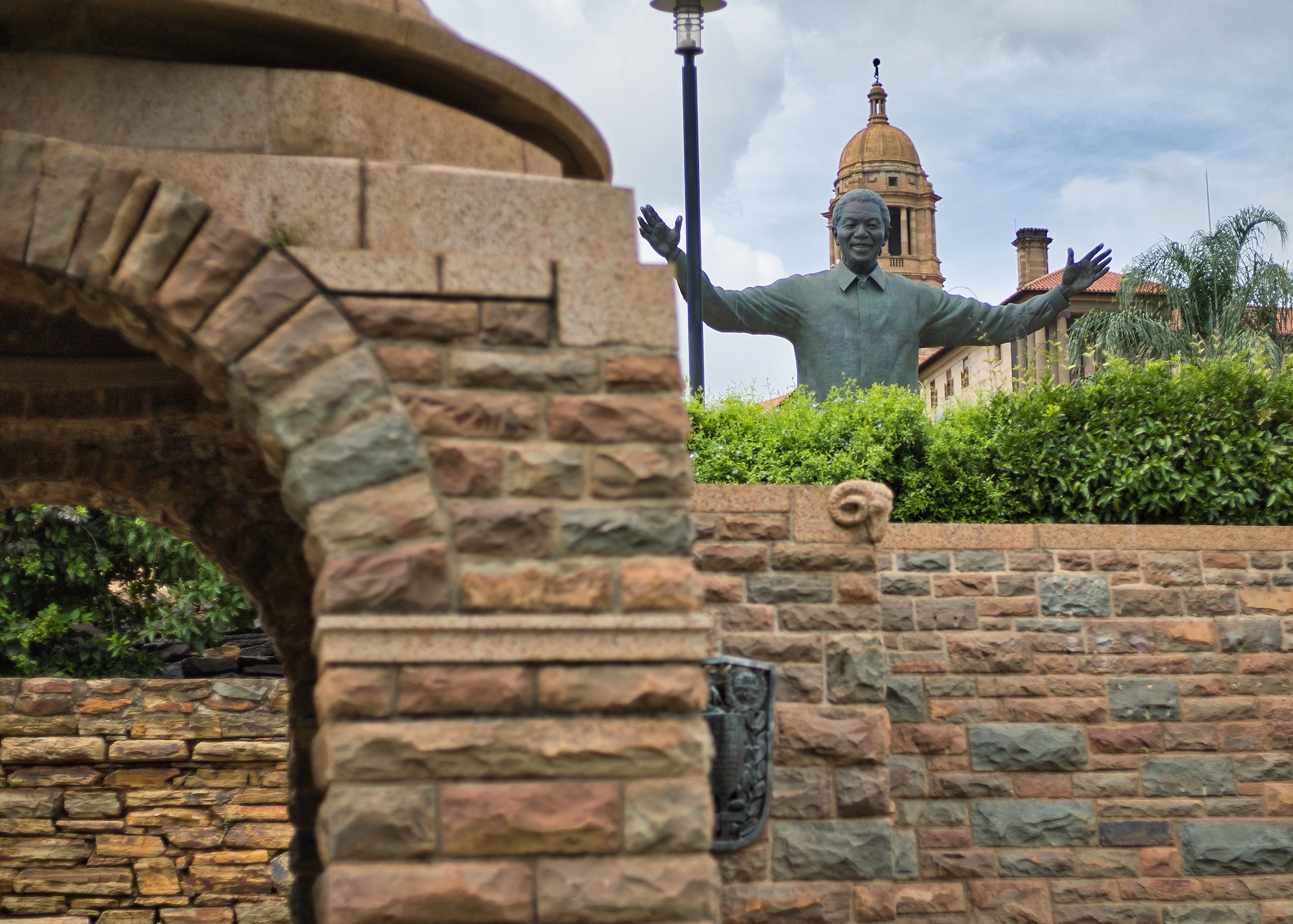 Nelson Mandela Statue at the Union Buildings in Pretoria, South Africa